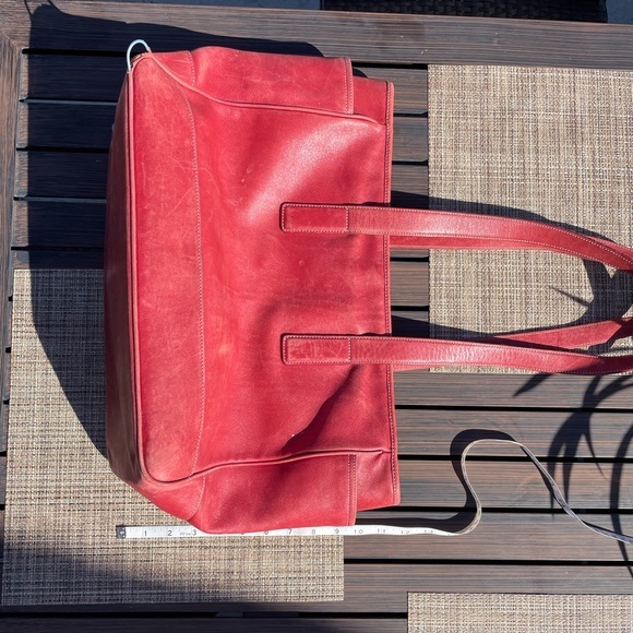 Coach Red Leather Bag - Picture 11 of 11